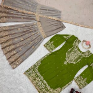 Designer Sharara Set - Image 61