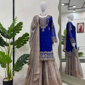 Designer Sharara Set - Image 54
