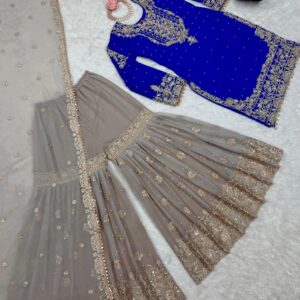 Designer Sharara Set - Image 56