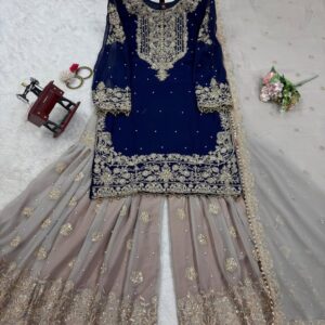 Designer Sharara Set - Image 4