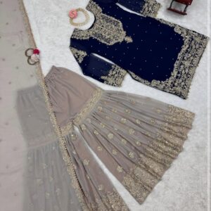 Designer Sharara Set - Image 5