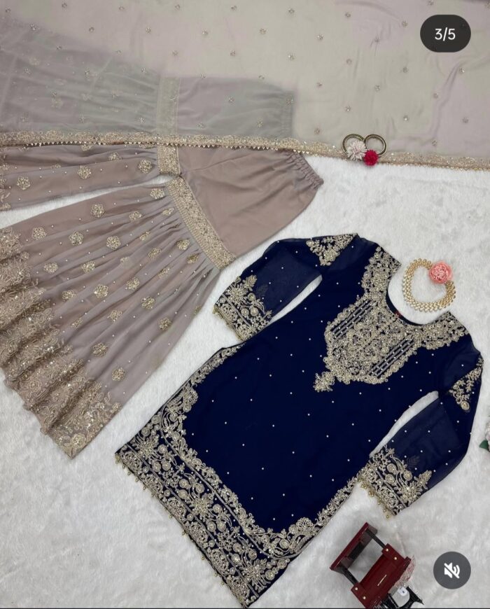 Designer Sharara Set - Image 3