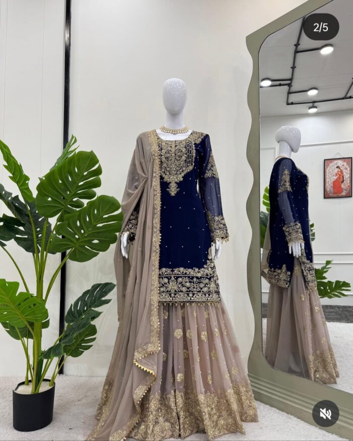 Designer Sharara Set - Image 2