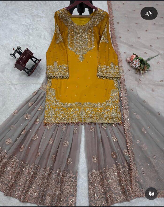 Designer Sharara Set - Image 8
