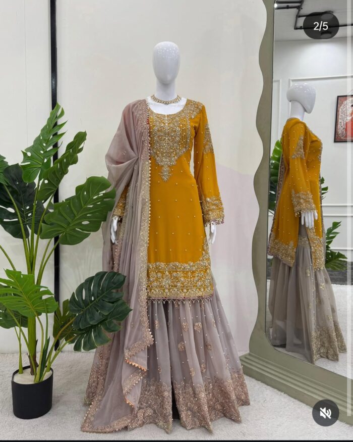 Designer Sharara Set - Image 10