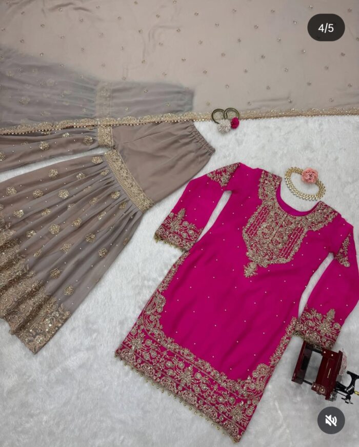 Designer Sharara Set - Image 12