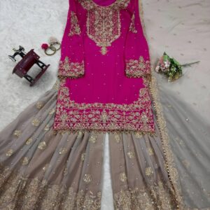 Designer Sharara Set - Image 11