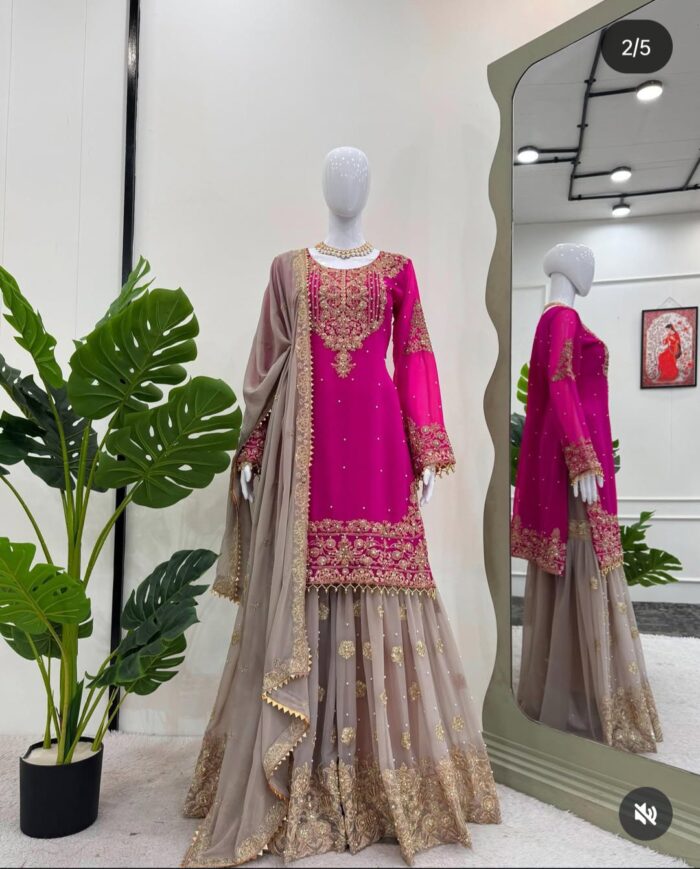 Designer Sharara Set - Image 15