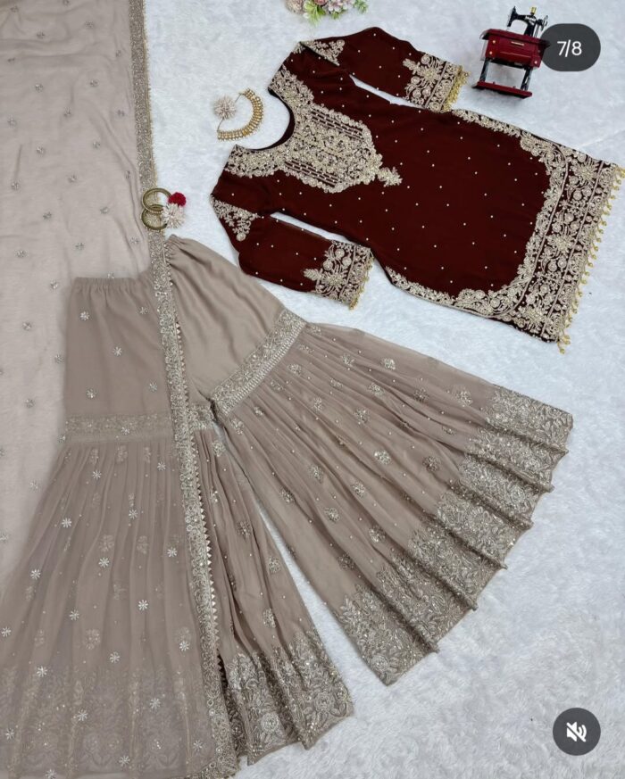 Designer Sharara Set - Image 19
