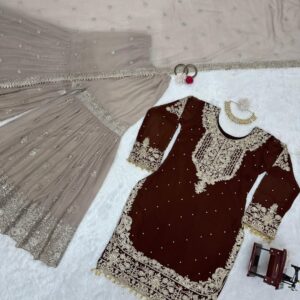 Designer Sharara Set - Image 20
