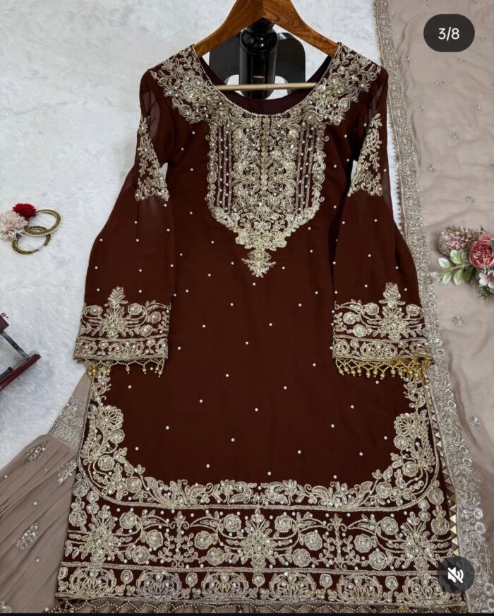 Designer Sharara Set - Image 21