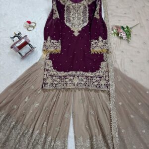 Designer Sharara Set - Image 25