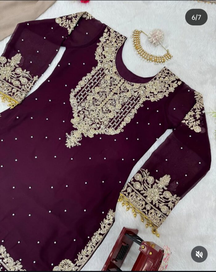 Designer Sharara Set - Image 26