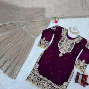 Designer Sharara Set - Image 27