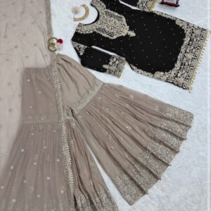 Designer Sharara Set - Image 33