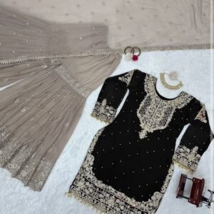 Designer Sharara Set - Image 36