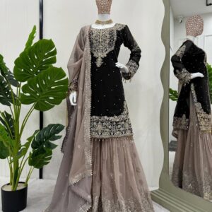 Designer Sharara Set - Image 31
