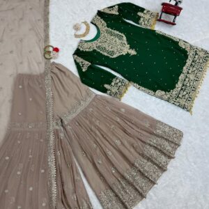 Designer Sharara Set - Image 39