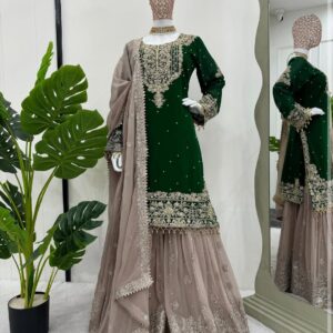 Designer Sharara Set - Image 45