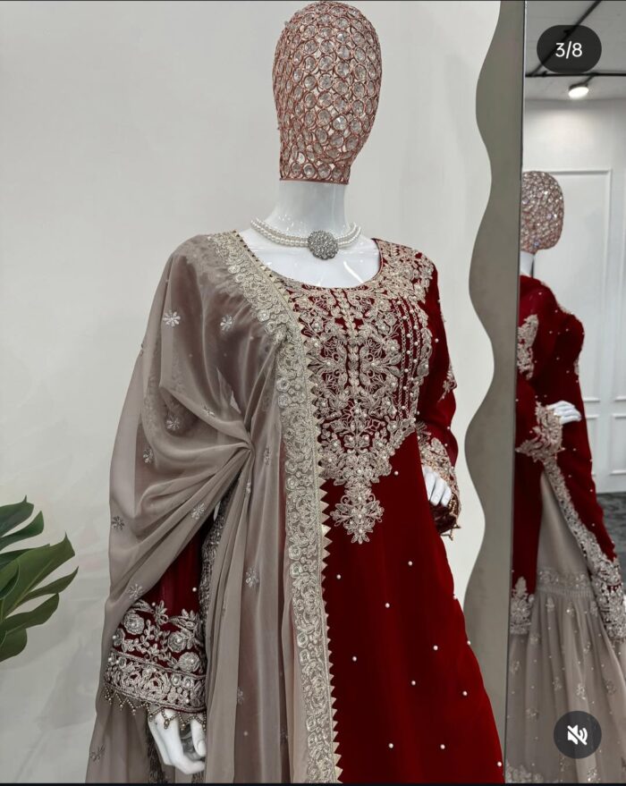 Designer Sharara Set - Image 52