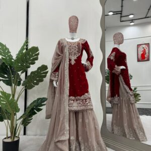Designer Sharara Set - Image 49