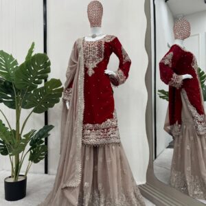 Designer Sharara Set - Image 48