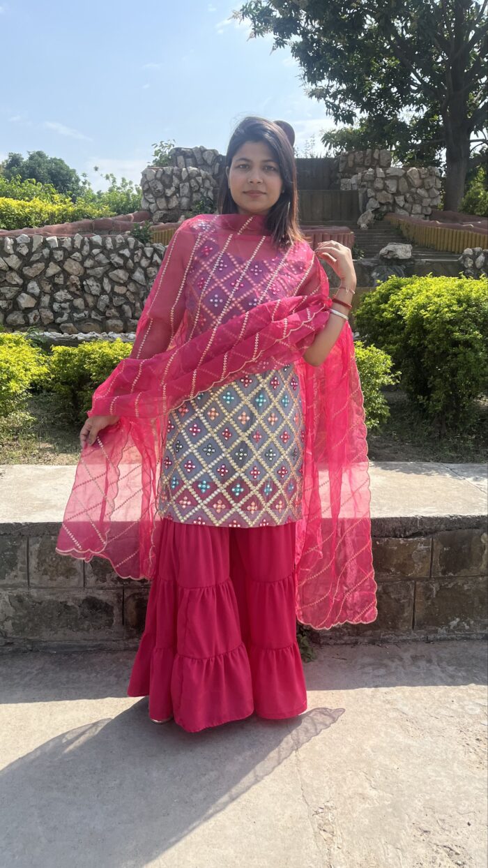 Designer Sharara Set - Image 8