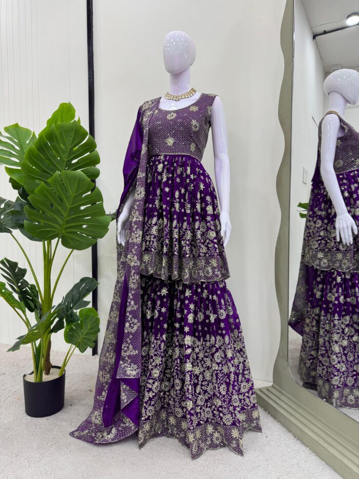 Designer Sharara Set