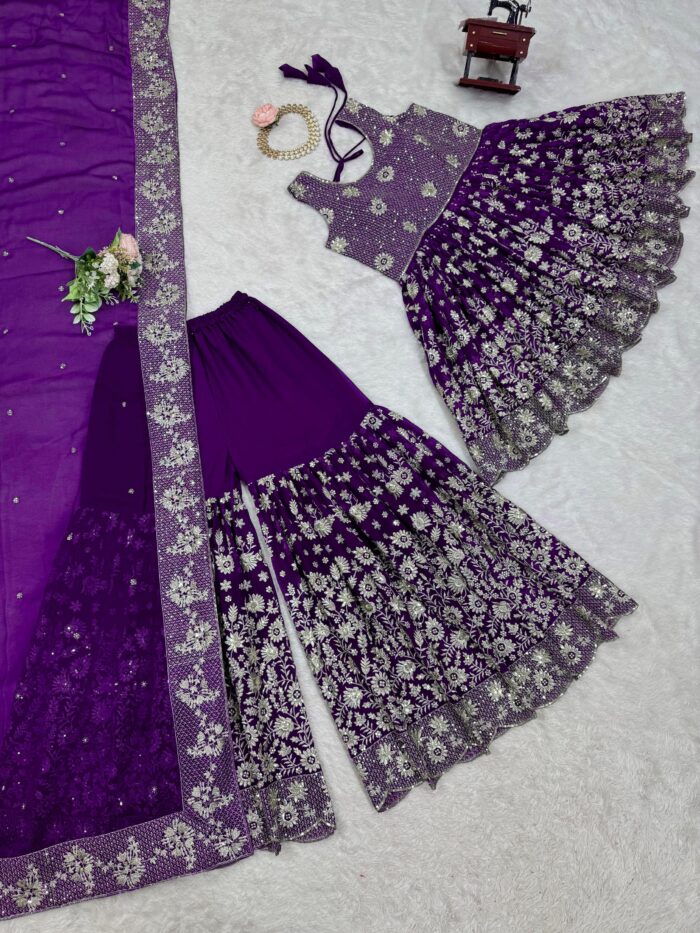 Designer Sharara Set - Image 10