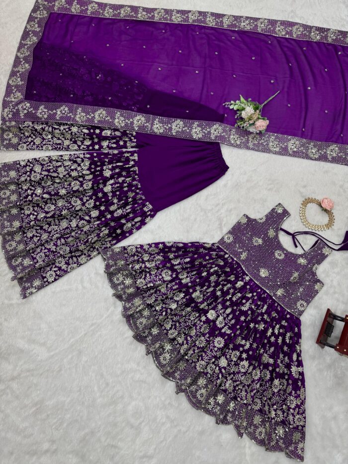 Designer Sharara Set - Image 8