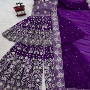 Designer Sharara Set - Image 6