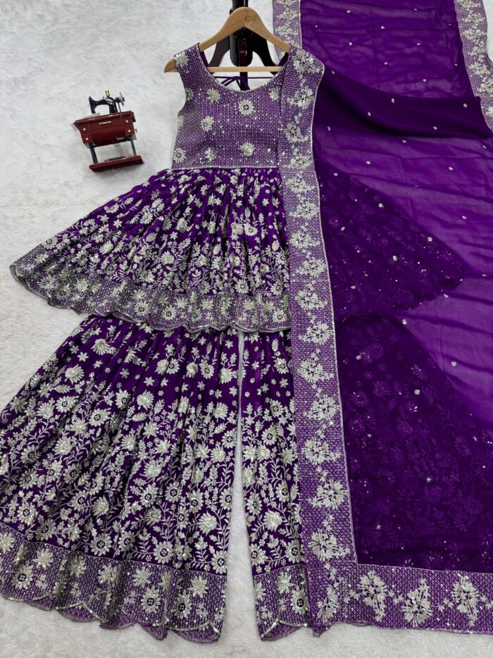 Designer Sharara Set - Image 6