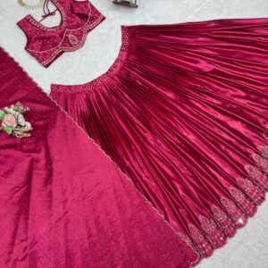 Hot Fix Work Lehenga Set - Image 12
