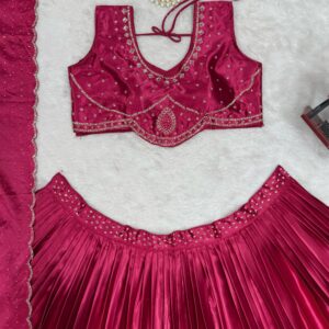 Hot Fix Work Lehenga Set - Image 14
