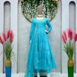 Ruffle Anarkali Set