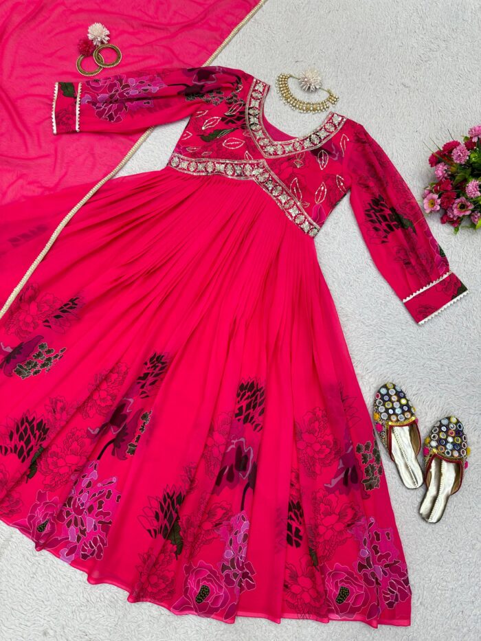 Trendy Alia Cut Anarkali Set - Image 12