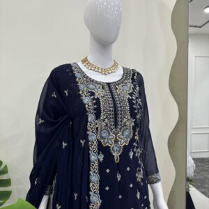 Sharara Set with Cutwork Kurta - Image 7