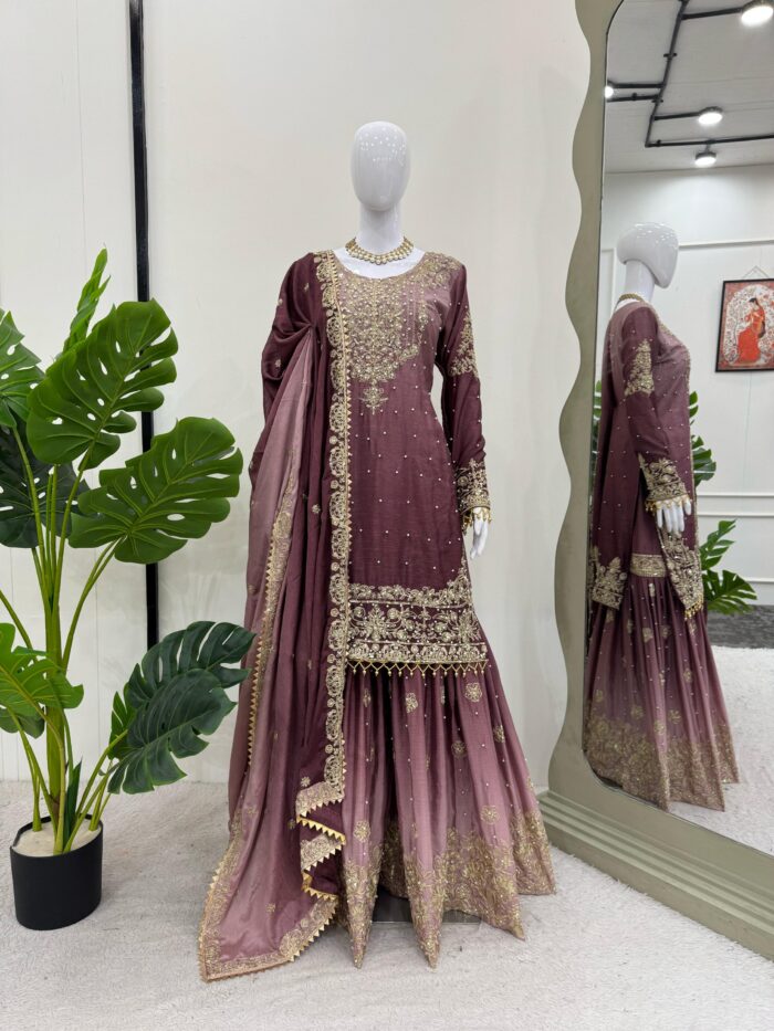 Designer Sharara Set