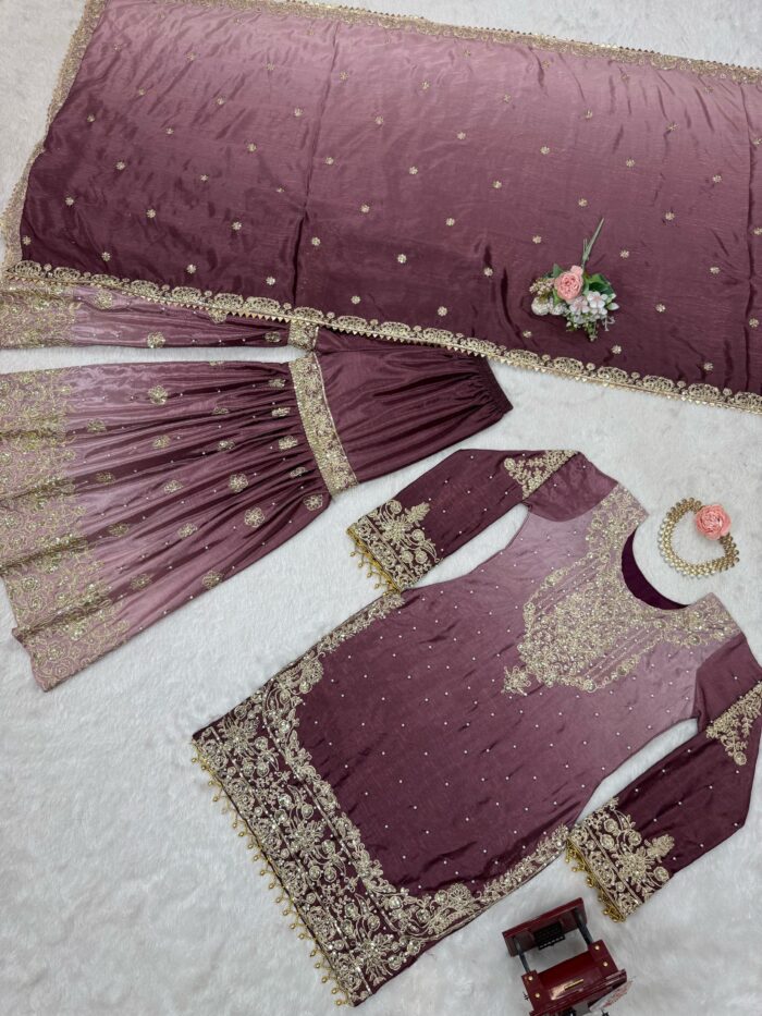 Designer Sharara Set - Image 2