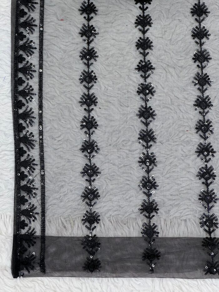 Black Cocktail Saree - Image 6