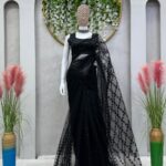 Black Cocktail Saree