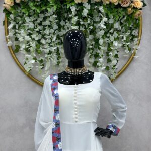 Basic and Beautiful Anarkali Set - Image 16