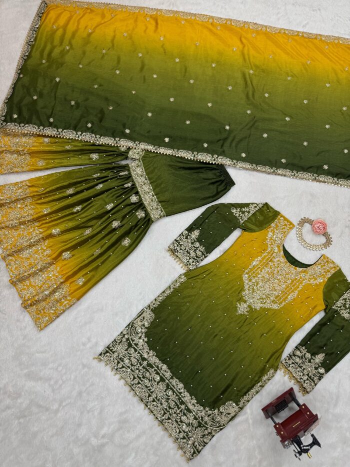 Designer Sharara Set - Image 5
