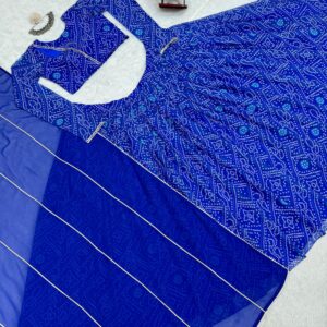 Bandhej Print Lehenga Set - Image 5