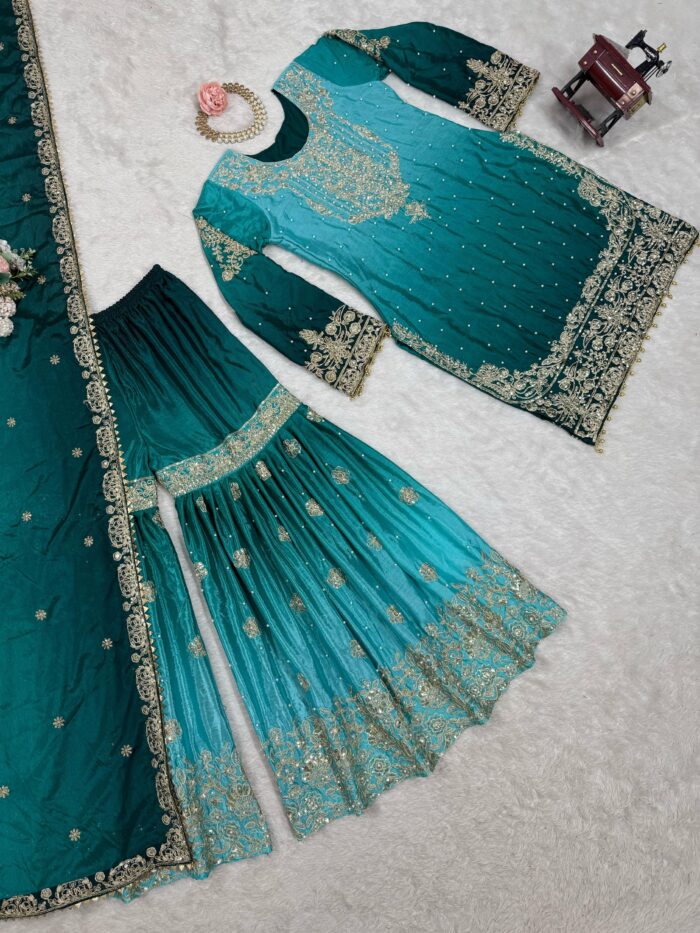 Designer Sharara Set - Image 18