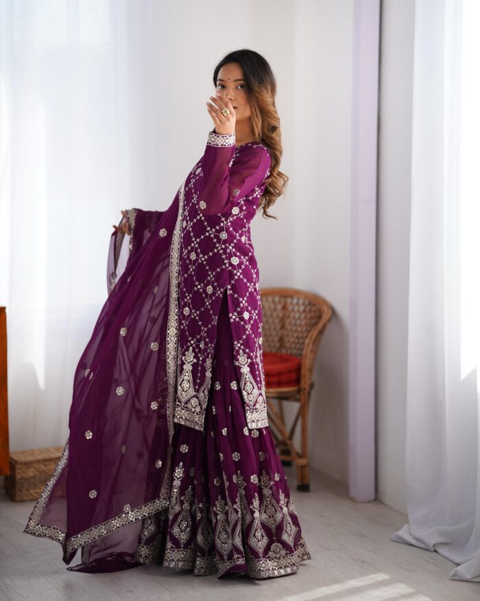 Designer Sharara Set