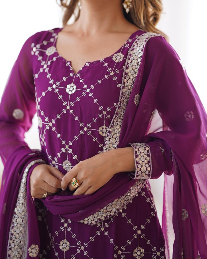 Designer Sharara Set - Image 3