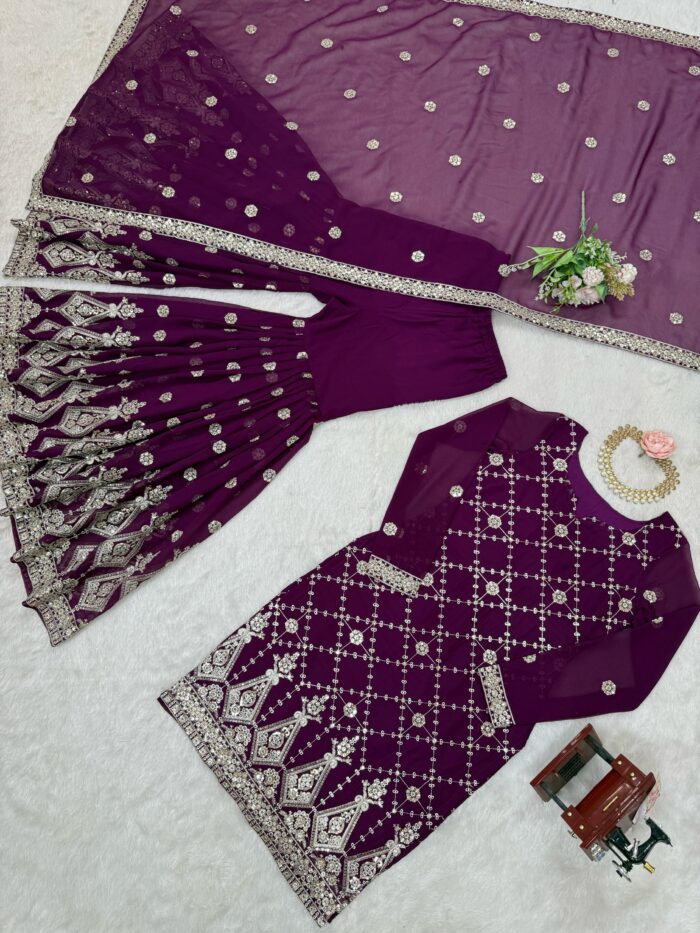 Designer Sharara Set - Image 8