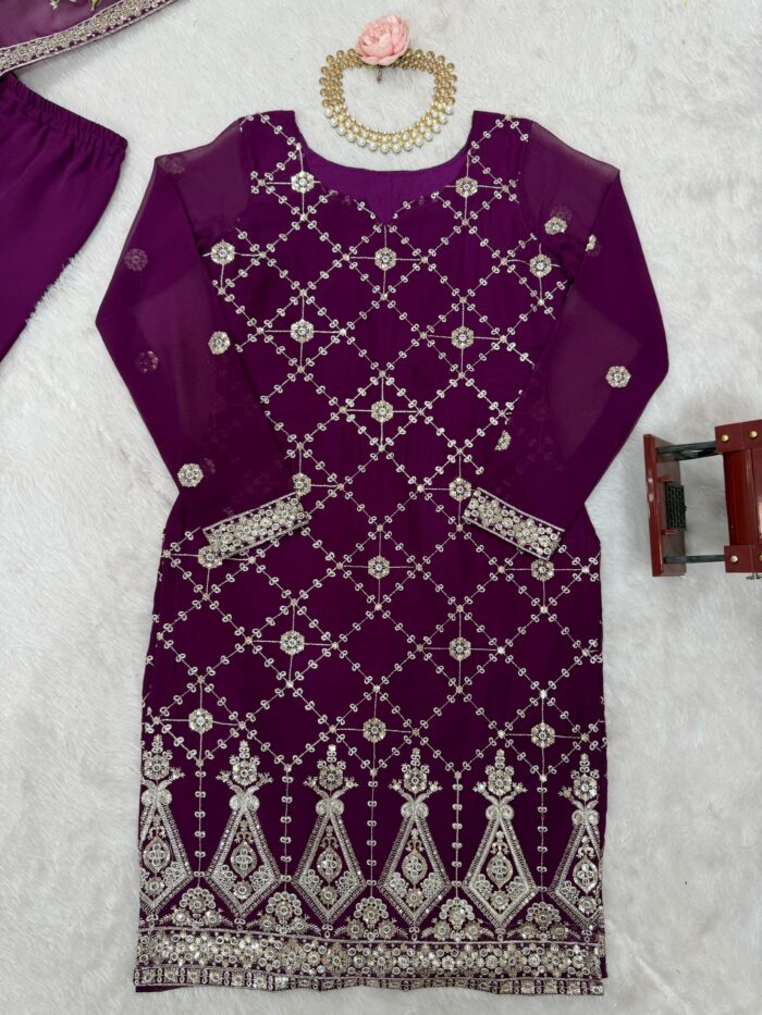 Designer Sharara Set - Image 7