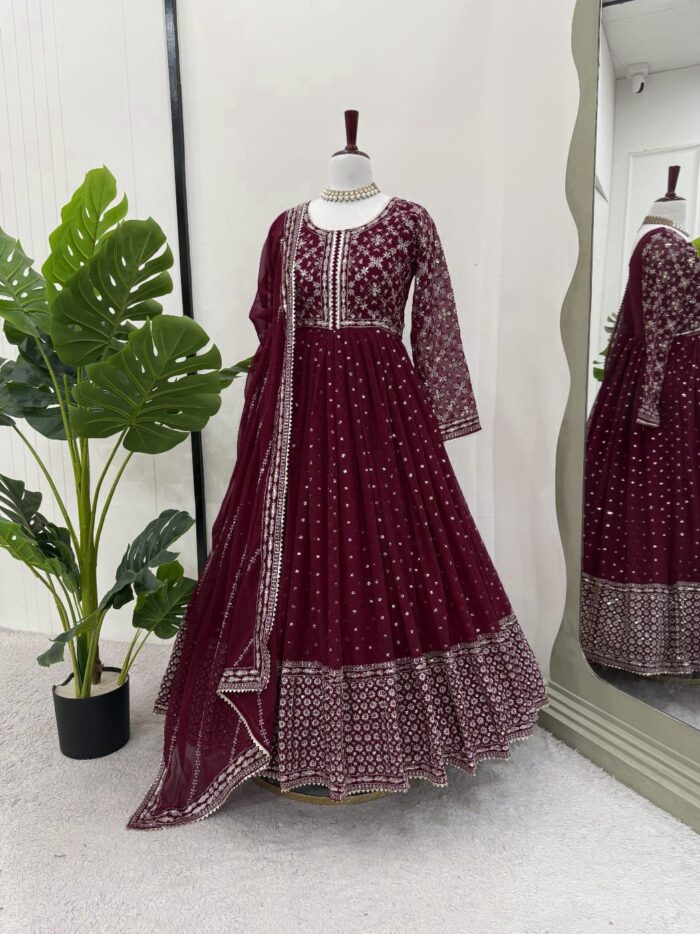 Bridal Anarkali with Dupatta